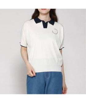 【クロコダイル/CROCODILE】のスキッパー ニット ポロシャツ【ZERO POLO】 人気、トレンドファッション・服の通販 founy(ファニー) ファッション Fashion レディースファッション Fashion for Women トップス・カットソー Cut & Sew Tops ニット Knit Tops & Sweaters シャツ・ブラウス・オフィスカジュアル Elegant Blouses & Button-Ups ポロシャツ・きれいめカジュアル Smart-Casual Polo Tops スキッパー Skipper, Open Collar ポロシャツ Polo Shirt, Collared Tee ワイド Wide, Wide Fit |ID:prp329100004629097
