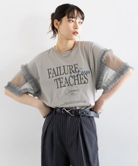 【レイジブルー/RAGEBLUE】の【WOMENS】選べるショート ロング丈/チュールスリーブロゴTシャツ 人気、トレンドファッション・服の通販 founy(ファニー) ファッション Fashion レディースファッション Fashion for Women トップス・カットソー Cut & Sew Tops シャツ・ブラウス・オフィスカジュアル Elegant Blouses & Button-Ups ロングTシャツ・Tシャツ Longline T-Shirts & Tees ショート Short, Short Length スラックス Slacks, Dress Pants チュニック Tunic, Long Top チュール Tulip, Tulip Motif バランス Balance, Style Balance フリル Frill, Ruffle フロント Front, Front Design プリント Print, Printed Pattern リラックス Relax, Relaxed Fit ルーズ Loose, Oversized ロング Long, Long-Length ワイド Wide, Wide Fit おすすめ Recommended / Our Picks |ID:prp329100004629131