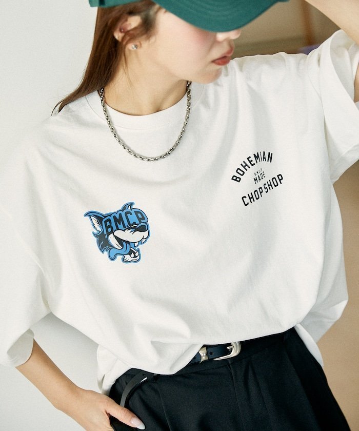 【フリークスストア/FREAK'S STORE】のBMCP WOLF ウルフ バックプリントTシャツ 限定展開 25SS インテリア・キッズ・メンズ・レディースファッション・服の通販 founy(ファニー) https://founy.com/ ファッション Fashion レディースファッション Fashion for Women トップス・カットソー Cut & Sew Tops シャツ・ブラウス・オフィスカジュアル Elegant Blouses & Button-Ups ロングTシャツ・Tシャツ Longline T-Shirts & Tees バッグ Bags イラスト Illustration インナー Innerwear グラフィック Graphic, Graphic Design シンプル Simple, Minimal デニム Denim, Jeans Material トレンド Trend, Trending Now 定番 Standard, Basic Item ビッグ Big, Oversized フロント Front, Front Design プリント Print, Printed Pattern ボトム Bottoms, Lower Wear ルーズ Loose, Oversized ワイド Wide, Wide Fit ワンポイント One Point, Statement Accent ワーク Workwear, Utility Style S/S・春夏 SS, Spring/Summer, Warm Season おすすめ Recommended / Our Picks 夏 Summer 2025年 2025 2025春夏・S/S Spring/Summer 2025 SS25 |ID: prp329100004629138 ipo3291000000034011026