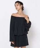 【ベイフロー/BAYFLOW】の【HEREIAM】UVカット 対塩素/2WAYオフショルラッシュプルオーバー ブラック19|ID: prp329100004629148 ipo3291000000033283469