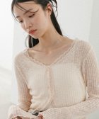 【ヘザー/Heather】のシアーレースカーディガン 人気、トレンドファッション・服の通販 founy(ファニー) ファッション Fashion レディースファッション Fashion for Women トップス・カットソー Cut & Sew Tops カーディガン・羽織り Layered Style Cardigans カーディガン Cardigan, Knitwear シアー Sheer, See-Through スカラップ Scallop, Scalloped Edge フェミニン Feminine, Girly ラウンド Round, Round Neck レース Lace, Lace Fabric 夏 Summer thumbnail ピンク|ID: prp329100004629178 ipo3291000000033556589