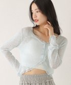 【ヘザー/Heather】のシアーレースカーディガン 人気、トレンドファッション・服の通販 founy(ファニー) ファッション Fashion レディースファッション Fashion for Women トップス・カットソー Cut & Sew Tops カーディガン・羽織り Layered Style Cardigans カーディガン Cardigan, Knitwear シアー Sheer, See-Through スカラップ Scallop, Scalloped Edge フェミニン Feminine, Girly ラウンド Round, Round Neck レース Lace, Lace Fabric 夏 Summer thumbnail 【新色】ライトブルー|ID: prp329100004629178 ipo3291000000033556591