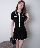 【リップサービス/LIP SERVICE】のLIP SERVICE/ポイントケーブルプリーツセットアップ 人気、トレンドファッション・服の通販 founy(ファニー) ファッション Fashion レディースファッション Fashion for Women セットアップ Matching Sets クラシカル Classical, Vintage-Inspired 今季 This Season, Current Season スニーカー Sneakers, Trainers セットアップ Set-Up, Coordinated Outfit ソックス Socks, Hosiery ダブル Double, Double-Breasted プリーツ Pleats, Pleated メタル Metal, Metal Parts レトロ Retro, Vintage Style おすすめ Recommended / Our Picks 夏 Summer エレガント 上品 Elegant thumbnail ブラック|ID: prp329100004629189 ipo3291000000033622351