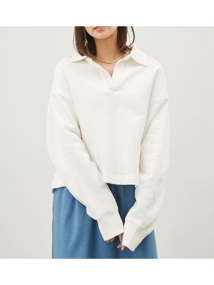 【ミラオーウェン/Mila Owen】のショート丈ラガースウェットトップス インテリア・キッズ・メンズ・レディースファッション・服の通販 founy(ファニー) https://founy.com/ 雑誌掲載アイテム Magazine Picks & Fashion Features ファッション雑誌 Fashion Magazines ストーリィ STORY ヴェリィ VERY ファッション Fashion レディースファッション Fashion for Women トップス・カットソー Cut & Sew Tops レディースパーカー・カジュアルフーディー Casual Hoodies & Sweatshirts スウェット・クルーネックトップス Sweatshirts & Crewnecks / Relaxed Fit Sweat Tops エレガント 上品 Elegant 春 Spring カッティング Cutting Detail 3月号 March Issue 4月号 April Issue ショート Short, Short Length シンプル Simple, Minimal スウェット / スエット Sweatshirt, Sweatwear スキッパー Skipper, Open Collar 雑誌 Magazine, Fashion Magazine トレンド Trend, Trending Now 定番 Standard, Basic Item ボーダー Border, Stripe |ID: prp329100004629191 ipo3291000000033380506
