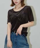 【フリークスストア/FREAK'S STORE】のビスチェ デザイン ベロアTシャツ 限定展開 25SS ブラウン|ID: prp329100004629226 ipo3291000000033673837