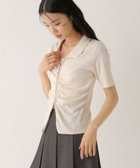 【ヘザー/Heather】のフロントギャザーZIPTEE 人気、トレンドファッション・服の通販 founy(ファニー) ファッション Fashion レディースファッション Fashion for Women おすすめ Recommended / Our Picks インナー Innerwear カットソー Cut and Sewn Top ギャザー Gathered, Ruffled フィット Fit, Slim Fit フロント Front, Front Design 半袖 Short Sleeve, Half Sleeve 夏 Summer 春 Spring thumbnail アイボリー|ID: prp329100004629231 ipo3291000000033402048