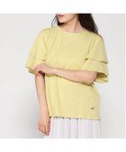 【クロコダイル/CROCODILE】のスラブ天竺 フリルスリーブ Tシャツ 人気、トレンドファッション・服の通販 founy(ファニー) ファッション Fashion レディースファッション Fashion for Women トップス・カットソー Cut & Sew Tops シャツ・ブラウス・オフィスカジュアル Elegant Blouses & Button-Ups ロングTシャツ・Tシャツ Longline T-Shirts & Tees スリーブ Sleeve, Long Sleeve / Short Sleeve フリル Frill, Ruffle 夏 Summer thumbnail ライトグリーン|ID: prp329100004629238 ipo3291000000033284371