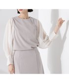 【ナノ ユニバース/nano universe】のオーガンジースリーブコンビカットジョーゼットトップス(セットアップ可) 人気、トレンドファッション・服の通販 founy(ファニー) ファッション Fashion レディースファッション Fashion for Women トップス・カットソー Cut & Sew Tops セットアップ Matching Sets レディーストップス・ブラウス Tops & Blouses / Assorted Women's Tops ウォッシャブル Machine Washable オーガンジー Organza Fabric 春 Spring コンビ Combo, Combination Style シアー Sheer, See-Through シンプル Simple, Minimal ジョーゼット Georgette, Semi-Sheer Fabric スリーブ Sleeve, Long Sleeve / Short Sleeve セットアップ Set-Up, Coordinated Outfit デニム Denim, Jeans Material フェミニン Feminine, Girly ベーシック Basic, Essential レース Lace, Lace Fabric S/S・春夏 SS, Spring/Summer, Warm Season おすすめ Recommended / Our Picks 夏 Summer エレガント 上品 Elegant ビジネス 仕事 通勤 Business / Work / Commuting 2025年 2025 2025春夏・S/S Spring/Summer 2025 SS25 thumbnail グレー|ID: prp329100004629241 ipo3291000000033284434