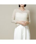 【ナノ ユニバース/nano universe】のシアーレースロングスリーブトップス(セットアップ可) 人気、トレンドファッション・服の通販 founy(ファニー) ファッション Fashion レディースファッション Fashion for Women トップス・カットソー Cut & Sew Tops セットアップ Matching Sets レディーストップス・ブラウス Tops & Blouses / Assorted Women's Tops インナー Innerwear ウォッシャブル Machine Washable カットソー Cut and Sewn Top キャミソール Camisole, Spaghetti Strap Top ジャケット Jacket, Outerwear ストレッチ Stretch, Stretchy Fabric セットアップ Set-Up, Coordinated Outfit タンク Tank Top, Sleeveless Top フェミニン Feminine, Girly ベーシック Basic, Essential 半袖 Short Sleeve, Half Sleeve レース Lace, Lace Fabric エレガント 上品 Elegant 2025年 2025 2025-2026秋冬・A/W Autumn/Winter 2025–26 AW25–26 thumbnail ベージュ|ID: prp329100004629249 ipo3291000000033284472