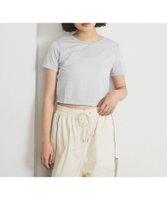 【ビームス ウイメン/BEAMS】のラメ クロップド クルーネック Tシャツ 人気、トレンドファッション・服の通販 founy(ファニー) ファッション Fashion レディースファッション Fashion for Women トップス・カットソー Cut & Sew Tops シャツ・ブラウス・オフィスカジュアル Elegant Blouses & Button-Ups ロングTシャツ・Tシャツ Longline T-Shirts & Tees インナー Innerwear キャミソール Camisole, Spaghetti Strap Top クロップド Cropped, Short Length コンパクト Compact, Small Size ジャケット Jacket, Outerwear タンク Tank Top, Sleeveless Top トレンド Trend, Trending Now ルーズ Loose, Oversized エレガント 上品 Elegant |ID:prp329100004629250