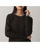【グローバルワーク/GLOBAL WORK】のMATINEE LINE/ナミナミストライプ長袖プルオーバー/583880 人気、トレンドファッション・服の通販 founy(ファニー) ファッション Fashion レディースファッション Fashion for Women トップス・カットソー Cut & Sew Tops カジュアルプルオーバー・ニットトップス Pullovers & Knit Tops / Casual Pullovers おすすめ Recommended / Our Picks カットソー Cut and Sewn Top ジャケット Jacket, Outerwear ストライプ Stripe, Striped Pattern ストレッチ Stretch, Stretchy Fabric フェミニン Feminine, Girly ボトム Bottoms, Lower Wear ロング Long, Long-Length 半袖 Short Sleeve, Half Sleeve 長袖 Long Sleeve, Full Sleeve thumbnail ブラック09|ID: prp329100004629262 ipo3291000000033458136