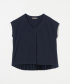 【ユナイテッドアローズ/UNITED ARROWS】のスムース バックプリーツ カットソー A DAY IN THE LIFE 人気、トレンドファッション・服の通販 founy(ファニー) ファッション Fashion レディースファッション Fashion for Women トップス・カットソー Cut & Sew Tops カットソー・ベーシックTシャツ Cut-and-Sewn Tops / Stretch Tees & Basics エアリー Airy Texture カットソー Cut and Sewn Top コンビ Combo, Combination Style シンプル Simple, Minimal フロント Front, Front Design プリーツ Pleats, Pleated リラックス Relax, Relaxed Fit ワイド Wide, Wide Fit エレガント 上品 Elegant ビジネス 仕事 通勤 Business / Work / Commuting thumbnail NAVY|ID: prp329100004629268 ipo3291000000033444730