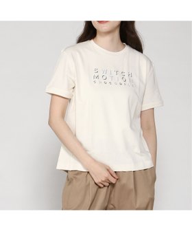 【クロコダイル/CROCODILE】のロゴプリント スムース カットソー 人気、トレンドファッション・服の通販 founy(ファニー) ファッション Fashion レディースファッション Fashion for Women トップス・カットソー Cut & Sew Tops カットソー・ベーシックTシャツ Cut-and-Sewn Tops / Stretch Tees & Basics カットソー Cut and Sewn Top シンプル Simple, Minimal プリント Print, Printed Pattern |ID:prp329100004629276