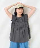 【フリークスストア/FREAK'S STORE】のアーミーリブ コンビピグメント フレンチスリーブTシャツ 25SS 人気、トレンドファッション・服の通販 founy(ファニー) ファッション Fashion レディースファッション Fashion for Women トップス・カットソー Cut & Sew Tops シャツ・ブラウス・オフィスカジュアル Elegant Blouses & Button-Ups ロングTシャツ・Tシャツ Longline T-Shirts & Tees 2025年 2025 2025春夏・S/S Spring/Summer 2025 SS25 スリーブ Sleeve, Long Sleeve / Short Sleeve ドッキング Docking, Mixed Material フェミニン Feminine, Girly フレンチ French, French Style 夏 Summer S/S・春夏 SS, Spring/Summer, Warm Season thumbnail チャコールグレー|ID: prp329100004629303 ipo3291000000033284983