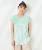 【フリークスストア/FREAK'S STORE】のアーミーリブ コンビピグメント フレンチスリーブTシャツ 25SS 人気、トレンドファッション・服の通販 founy(ファニー) ファッション Fashion レディースファッション Fashion for Women トップス・カットソー Cut & Sew Tops シャツ・ブラウス・オフィスカジュアル Elegant Blouses & Button-Ups ロングTシャツ・Tシャツ Longline T-Shirts & Tees 2025年 2025 2025春夏・S/S Spring/Summer 2025 SS25 スリーブ Sleeve, Long Sleeve / Short Sleeve ドッキング Docking, Mixed Material フェミニン Feminine, Girly フレンチ French, French Style 夏 Summer S/S・春夏 SS, Spring/Summer, Warm Season thumbnail ブルーグリーン|ID: prp329100004629303 ipo3291000000033284984