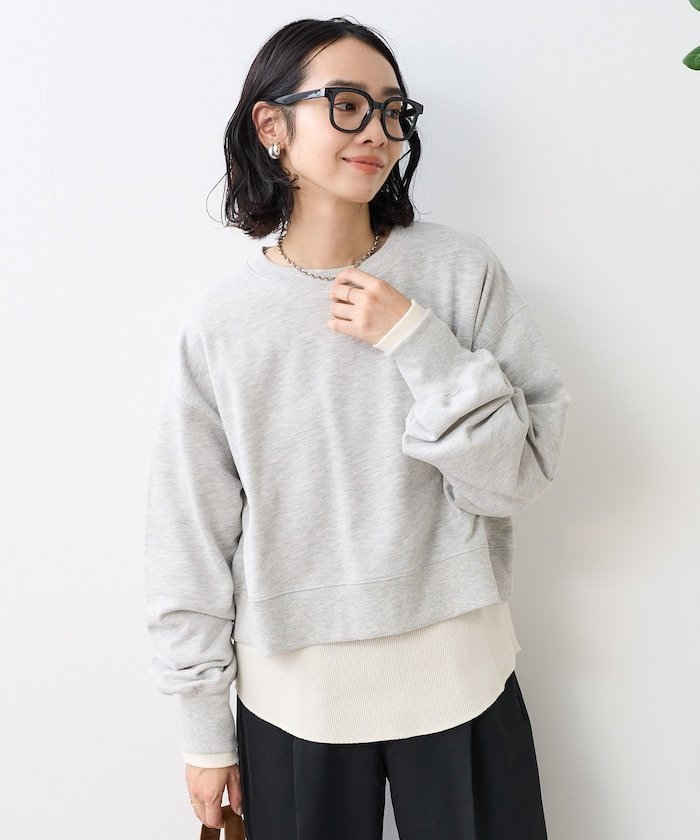 【フリークスストア/FREAK'S STORE】の【セットアイテム】ショートスウェット ワッフルT セット 25SS インテリア・キッズ・メンズ・レディースファッション・服の通販 founy(ファニー) https://founy.com/ ファッション Fashion レディースファッション Fashion for Women トップス・カットソー Cut & Sew Tops レディースパーカー・カジュアルフーディー Casual Hoodies & Sweatshirts スウェット・クルーネックトップス Sweatshirts & Crewnecks / Relaxed Fit Sweat Tops 2025年 2025 2025春夏・S/S Spring/Summer 2025 SS25 ショート Short, Short Length シンプル Simple, Minimal スウェット / スエット Sweatshirt, Sweatwear ボトム Bottoms, Lower Wear ロング Long, Long-Length ワッフル Waffle, Waffle Knit 夏 Summer S/S・春夏 SS, Spring/Summer, Warm Season |ID: prp329100004629475 ipo3291000000033610982