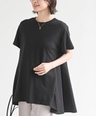 【アールピーエス/rps】のBACKフレアーT 人気、トレンドファッション・服の通販 founy(ファニー) ファッション Fashion レディースファッション Fashion for Women エレガント 上品 Elegant カットソー Cut and Sewn Top ビッグ Big, Oversized フレア Flare, Flared thumbnail ブラック|ID: prp329100004629539 ipo3291000000033290308