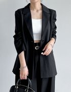 【リエディ/Re:EDIT】の冷感ツイル長袖テーラードジャケット 人気、トレンドファッション・服の通販 founy(ファニー) ファッション Fashion レディースファッション Fashion for Women アウター Coat / Outerwear Collection レディースジャケット・軽アウター Jackets テーラードジャケット / 通勤・きれいめスタイル Tailored Jackets & Blazers おすすめ Recommended / Our Picks ジャケット Jacket, Outerwear スタイリッシュ Stylish, Fashionable セットアップ Set-Up, Coordinated Outfit ツイル Twist, Twisted Detail デニム Denim, Jeans Material エレガント 上品 Elegant 夏 Summer ビジネス 仕事 通勤 Business / Work / Commuting 長袖 Long Sleeve, Full Sleeve thumbnail ブラック|ID: prp329100004629540 ipo3291000000033501646