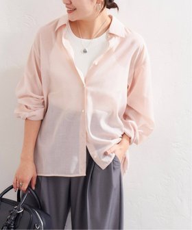 【ジャーナルスタンダード/JOURNAL STANDARD】の2WAYシアービッグシャツ 人気、トレンドファッション・服の通販 founy(ファニー) ファッション Fashion レディースファッション Fashion for Women トップス・カットソー Cut & Sew Tops シャツ・ブラウス・オフィスカジュアル Elegant Blouses & Button-Ups 2025年 2025 2025春夏・S/S Spring/Summer 2025 SS25 シアー Sheer, See-Through ビッグ Big, Oversized |ID:prp329100004629547