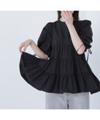【ナチュラル ビューティー ベーシック/NATURAL BEAUTY BASIC】のギャザースリーブティアードチュニックブラウス 人気、トレンドファッション・服の通販 founy(ファニー) ファッション Fashion レディースファッション Fashion for Women トップス・カットソー Cut & Sew Tops シャツ・ブラウス・オフィスカジュアル Elegant Blouses & Button-Ups おすすめ Recommended / Our Picks ギャザー Gathered, Ruffled スリーブ Sleeve, Long Sleeve / Short Sleeve ダウン Down, Puffer チュニック Tunic, Long Top デニム Denim, Jeans Material トレンド Trend, Trending Now フェミニン Feminine, Girly ブロード Broadcloth, Fine Cotton リボン Ribbon, Bow 今季 This Season, Current Season thumbnail ブラック|ID: prp329100004629566 ipo3291000000033466565