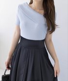 【クリア/clear】のクロスリブ半袖カットソー 人気、トレンドファッション・服の通販 founy(ファニー) ファッション Fashion レディースファッション Fashion for Women トップス・カットソー Cut & Sew Tops カットソー・ベーシックTシャツ Cut-and-Sewn Tops / Stretch Tees & Basics インナー Innerwear カットソー Cut and Sewn Top シンプル Simple, Minimal ジャケット Jacket, Outerwear エレガント 上品 Elegant 半袖 Short Sleeve, Half Sleeve thumbnail SAX|ID: prp329100004629567 ipo3291000000033728774