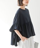 【アールピーエス/rps】のテールカットフリルワイドTシャツ 人気、トレンドファッション・服の通販 founy(ファニー) ファッション Fashion レディースファッション Fashion for Women トップス・カットソー Cut & Sew Tops シャツ・ブラウス・オフィスカジュアル Elegant Blouses & Button-Ups ロングTシャツ・Tシャツ Longline T-Shirts & Tees カットソー Cut and Sewn Top ギャザー Gathered, Ruffled ワイド Wide, Wide Fit thumbnail ネイビー|ID: prp329100004629569 ipo3291000000033291059