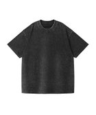 【アイモハ/aimoha】のHOOK -select-/ベーシックウォッシュ半袖TEE 6.8オンス 人気、トレンドファッション・服の通販 founy(ファニー) ファッション Fashion レディースファッション Fashion for Women トップス・カットソー Cut & Sew Tops ウォッシュ Washed Finish ショート Short, Short Length シンプル Simple, Minimal ジャケット Jacket, Outerwear デニム Denim, Jeans Material パーカー Hoodie, Parka ビッグ Big, Oversized 半袖 Short Sleeve, Half Sleeve thumbnail ブラック|ID: prp329100004629574 ipo3291000000033291147