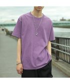 【アイモハ/aimoha】のHOOK -select-/ベーシックウォッシュ半袖TEE 6.8オンス 人気、トレンドファッション・服の通販 founy(ファニー) ファッション Fashion レディースファッション Fashion for Women トップス・カットソー Cut & Sew Tops ウォッシュ Washed Finish ショート Short, Short Length シンプル Simple, Minimal ジャケット Jacket, Outerwear デニム Denim, Jeans Material パーカー Hoodie, Parka ビッグ Big, Oversized 半袖 Short Sleeve, Half Sleeve thumbnail パープル|ID: prp329100004629574 ipo3291000000033291155