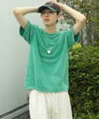 【アイモハ/aimoha】のHOOK -select-/ベーシックウォッシュ半袖TEE 6.8オンス 人気、トレンドファッション・服の通販 founy(ファニー) ファッション Fashion レディースファッション Fashion for Women トップス・カットソー Cut & Sew Tops ウォッシュ Washed Finish ショート Short, Short Length シンプル Simple, Minimal ジャケット Jacket, Outerwear デニム Denim, Jeans Material パーカー Hoodie, Parka ビッグ Big, Oversized 半袖 Short Sleeve, Half Sleeve thumbnail グリーン|ID: prp329100004629574 ipo3291000000033291160