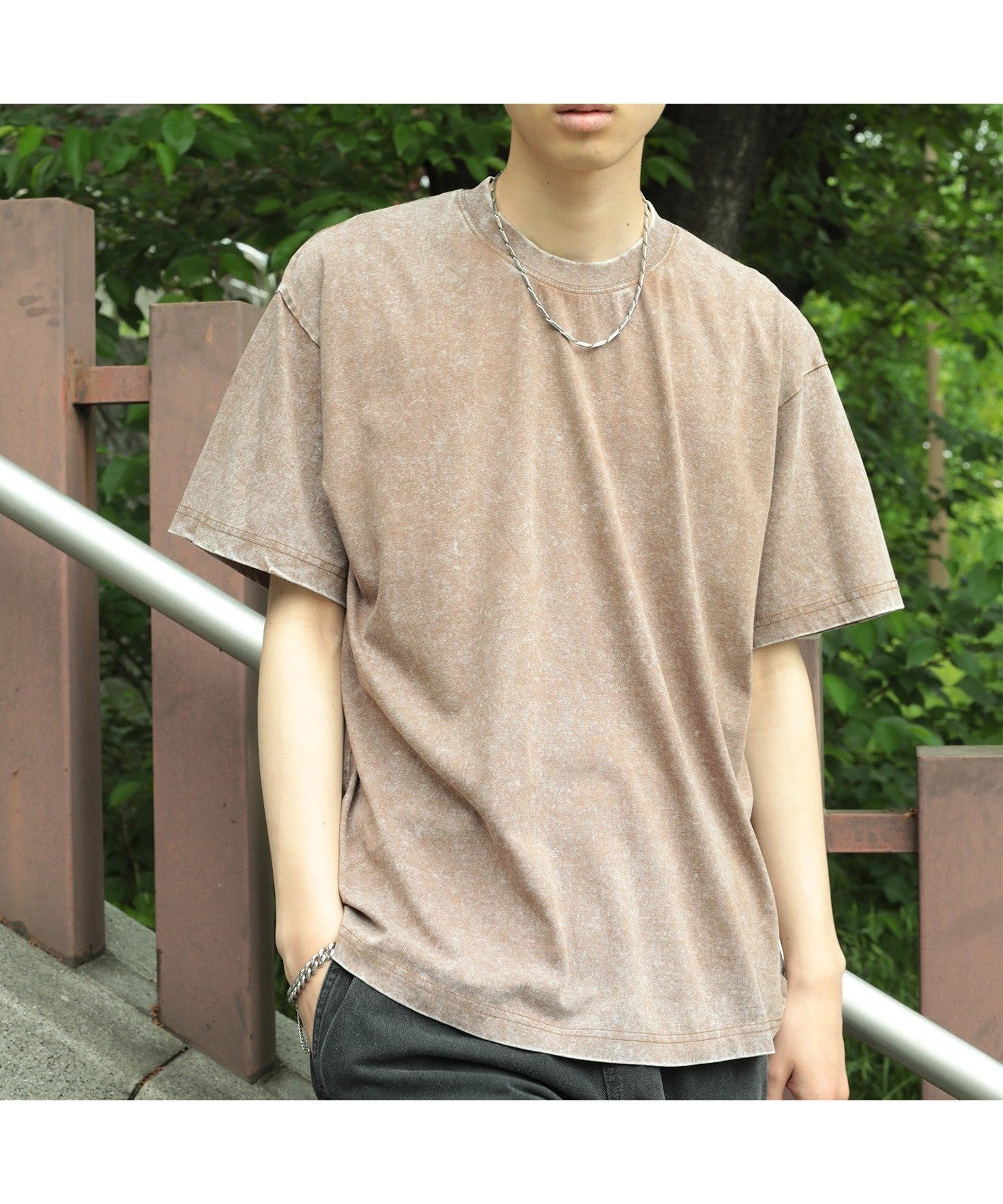 【アイモハ/aimoha】のHOOK -select-/ベーシックウォッシュ半袖TEE 6.8オンス インテリア・キッズ・メンズ・レディースファッション・服の通販 founy(ファニー) 　ファッション　Fashion　レディースファッション　Fashion for Women　トップス・カットソー　Cut & Sew Tops　ウォッシュ　Washed Finish　ショート　Short, Short Length　シンプル　Simple, Minimal　ジャケット　Jacket, Outerwear　デニム　Denim, Jeans Material　パーカー　Hoodie, Parka　ビッグ　Big, Oversized　半袖　Short Sleeve, Half Sleeve　チョコ|ID: prp329100004629574 ipo3291000000033291163