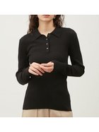 【ミラオーウェン/Mila Owen】のシアーポロリブニットプルオーバー 人気、トレンドファッション・服の通販 founy(ファニー) ファッション Fashion レディースファッション Fashion for Women トップス・カットソー Cut & Sew Tops ニット Knit Tops & Sweaters カジュアルプルオーバー・ニットトップス Pullovers & Knit Tops / Casual Pullovers クール Cool, Chic シアー Sheer, See-Through トレンド Trend, Trending Now ポロシャツ Polo Shirt, Collared Tee ラグジュアリー Luxury, Elegant リブニット Rib Knit, Ribbed Knit 人気 Popular, Best Seller 春 Spring thumbnail BLK[009]|ID: prp329100004629587 ipo3291000000033291312