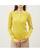 【ミラオーウェン/Mila Owen】のシアーポロリブニットプルオーバー 人気、トレンドファッション・服の通販 founy(ファニー) ファッション Fashion レディースファッション Fashion for Women トップス・カットソー Cut & Sew Tops ニット Knit Tops & Sweaters カジュアルプルオーバー・ニットトップス Pullovers & Knit Tops / Casual Pullovers クール Cool, Chic シアー Sheer, See-Through トレンド Trend, Trending Now ポロシャツ Polo Shirt, Collared Tee ラグジュアリー Luxury, Elegant リブニット Rib Knit, Ribbed Knit 人気 Popular, Best Seller 春 Spring thumbnail YEL[032]|ID: prp329100004629587 ipo3291000000033291315