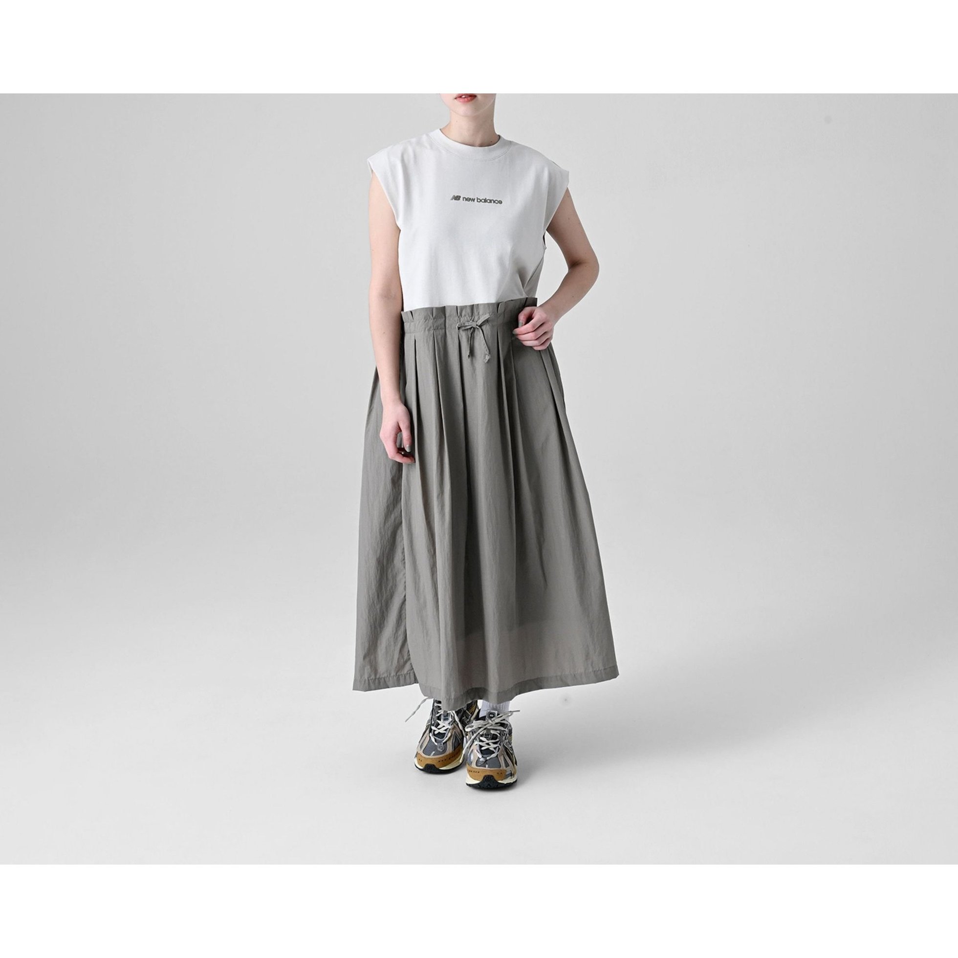 【ニューバランス/new balance】のMET24 Docking Dress インテリア・キッズ・メンズ・レディースファッション・服の通販 founy(ファニー) 　ファッション　Fashion　レディースファッション　Fashion for Women　ワンピース　Dresses　フォーマル・パーティードレス・結婚式用ドレス　Elegant & Casual Dresses　シルケット　Silket, Silky Cotton　スリーブ　Sleeve, Long Sleeve / Short Sleeve　タフタ　Taffeta, Structured Fabric　ドッキング　Docking, Mixed Material　ドレス　Dress, One-Piece　フレンチ　French, French Style　軽量　Lightweight, Ultra Light　DOKドックサイド|ID: prp329100004629588 ipo3291000000033291318