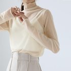 【ココモモ/COCOMOMO】のシアートップス 長袖 シアーインナー ハイネック シアーブラウス インナー 人気、トレンドファッション・服の通販 founy(ファニー) ファッション Fashion レディースファッション Fashion for Women トップス・カットソー Cut & Sew Tops シャツ・ブラウス・オフィスカジュアル Elegant Blouses & Button-Ups イエロー Yellow インナー Innerwear オレンジ Orange 春 Spring 秋 Autumn キャミワンピース Cami Dress, Slip Dress シフォン Chiffon, Lightweight Fabric スウェット / スエット Sweatshirt, Sweatwear トレンド Trend, Trending Now 長袖 Long Sleeve, Full Sleeve ハイネック High Neck, Mock Neck パーカー Hoodie, Parka パープル Purple, Violet フェミニン Feminine, Girly ローズ Rose, Rose Motif 冬 Winter / This Winter おすすめ Recommended / Our Picks 夏 Summer thumbnail ベージュ|ID: prp329100004629605 ipo3291000000034248853