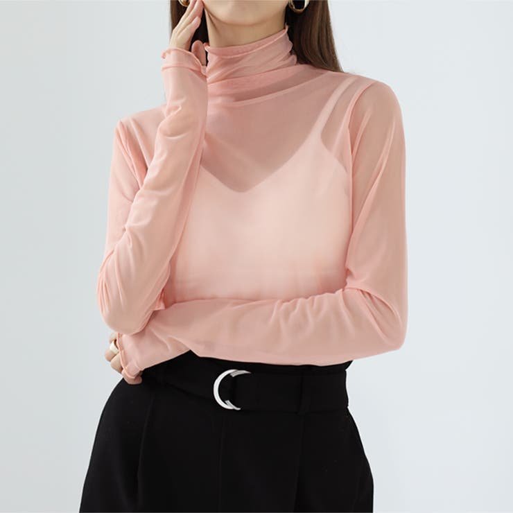 【ココモモ/COCOMOMO】のシアートップス 長袖 シアーインナー ハイネック シアーブラウス インナー インテリア・キッズ・メンズ・レディースファッション・服の通販 founy(ファニー)  ファッション Fashion レディースファッション Fashion for Women トップス・カットソー Cut & Sew Tops シャツ・ブラウス・オフィスカジュアル Elegant Blouses & Button-Ups イエロー Yellow インナー Innerwear オレンジ Orange 春 Spring 秋 Autumn キャミワンピース Cami Dress, Slip Dress シフォン Chiffon, Lightweight Fabric スウェット / スエット Sweatshirt, Sweatwear トレンド Trend, Trending Now 長袖 Long Sleeve, Full Sleeve ハイネック High Neck, Mock Neck パーカー Hoodie, Parka パープル Purple, Violet フェミニン Feminine, Girly ローズ Rose, Rose Motif 冬 Winter / This Winter おすすめ Recommended / Our Picks 夏 Summer ピンク|ID: prp329100004629605 ipo3291000000034248871