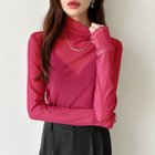 【ココモモ/COCOMOMO】のシアートップス 長袖 シアーインナー ハイネック シアーブラウス インナー 人気、トレンドファッション・服の通販 founy(ファニー) ファッション Fashion レディースファッション Fashion for Women トップス・カットソー Cut & Sew Tops シャツ・ブラウス・オフィスカジュアル Elegant Blouses & Button-Ups イエロー Yellow インナー Innerwear オレンジ Orange 春 Spring 秋 Autumn キャミワンピース Cami Dress, Slip Dress シフォン Chiffon, Lightweight Fabric スウェット / スエット Sweatshirt, Sweatwear トレンド Trend, Trending Now 長袖 Long Sleeve, Full Sleeve ハイネック High Neck, Mock Neck パーカー Hoodie, Parka パープル Purple, Violet フェミニン Feminine, Girly ローズ Rose, Rose Motif 冬 Winter / This Winter おすすめ Recommended / Our Picks 夏 Summer thumbnail ローズ赤|ID: prp329100004629605 ipo3291000000034248873