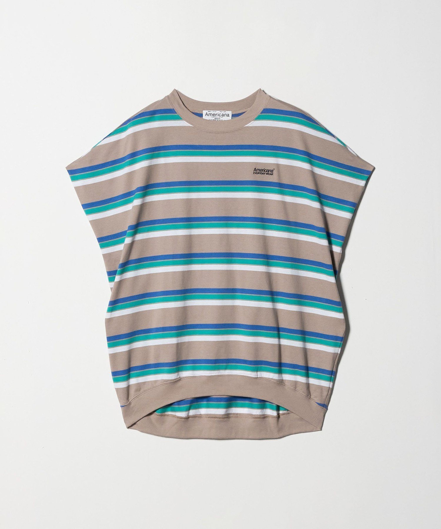 【ビューティ&ユース ユナイテッドアローズ/BEAUTY&YOUTH / UNITED ARROWS】のAmericana マルチボーダー スリーブレス トップス 人気、トレンドファッション・服の通販 founy(ファニー) 　ファッション　Fashion　レディースファッション　Fashion for Women　トップス・カットソー　Cut & Sew Tops　おすすめ　Recommended / Our Picks　スタンダード　Standard, Basic　ストレート　Straight, Straight Cut　スポーツ　Sports, Activewear　スリーブ　Sleeve, Long Sleeve / Short Sleeve　テーパード　Tapered, Tapered Pants　バランス　Balance, Style Balance　フォルム　Silhouette, Form　ボーダー　Border, Stripe　ミリタリー　Military, Army Style　メンズ　Men's, Menswear　ルーズ　Loose, Oversized　ワイド　Wide, Wide Fit　ワーク　Workwear, Utility Style　定番　Standard, Basic Item　 other-1|ID: prp329100004629632 ipo3291000000033292020