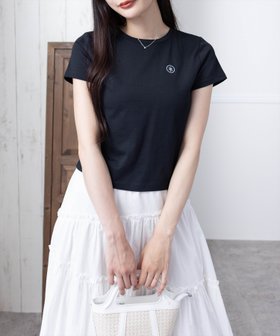 【クリア/clear】のワンポイント刺繍入りTシャツ 人気、トレンドファッション・服の通販 founy(ファニー) ファッション Fashion レディースファッション Fashion for Women トップス・カットソー Cut & Sew Tops シャツ・ブラウス・オフィスカジュアル Elegant Blouses & Button-Ups ロングTシャツ・Tシャツ Longline T-Shirts & Tees インナー Innerwear ガーリー Girly, Feminine Style コンパクト Compact, Small Size デニム Denim, Jeans Material バランス Balance, Style Balance ロング Long, Long-Length ワンポイント One Point, Statement Accent 定番 Standard, Basic Item |ID:prp329100004629649