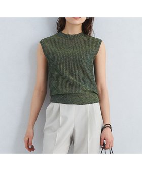 【ユナイテッドアローズ/UNITED ARROWS】のオーロララメ ノースリーブ ニット プルオーバー -ウォッシャブル- 人気、トレンドファッション・服の通販 founy(ファニー) ファッション Fashion レディースファッション Fashion for Women トップス・カットソー Cut & Sew Tops ニット Knit Tops & Sweaters キャミソール&ノースリーブ Camisoles & Sleeveless Tops カジュアルプルオーバー・ニットトップス Pullovers & Knit Tops / Casual Pullovers おすすめ Recommended / Our Picks アンサンブル Ensemble Set ウォッシャブル Machine Washable カーディガン Cardigan, Knitwear デニム Denim, Jeans Material ノースリーブ Sleeveless, No-Sleeve ボトルネック Bottle Neck, Mock Neck エレガント 上品 Elegant |ID:prp329100004629818