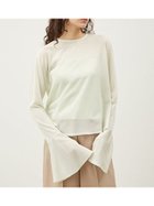 【ミラオーウェン/Mila Owen】のベアSETラッフルデザインシアーニット【ウォッシャブル】 MNT[021]|ID: prp329100004629845 ipo3291000000033599941