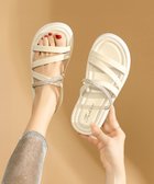 【ミニミニストア/miniministore】のストラップサンダル ミュールサンダル 夏 人気、トレンドファッション・服の通販 founy(ファニー) ファッション Fashion レディースファッション Fashion for Women おすすめ Recommended / Our Picks アウトドア Outdoor Clothing シンプル Simple, Minimal ストラップサンダル Strappy Sandals, Strap Sandals ストーン Stone, Gem-Like ビジュー Bijou, Jewel-like Accent ラップ Wrap, Wrap Design 厚底 Platform Shoes 夏 Summer 旅行 Travel thumbnail アイボリー|ID: prp329100004629850 ipo3291000000033295681