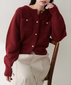 【ナチュラルクチュール/natural couture】のスフレヤーン金釦ポケ付きカーディガン 人気、トレンドファッション・服の通販 founy(ファニー) ファッション Fashion レディースファッション Fashion for Women トップス・カットソー Cut & Sew Tops カーディガン・羽織り Layered Style Cardigans アクセサリー Fashion Accessories カットソー Cut and Sewn Top カーディガン Cardigan, Knitwear クラシカル Classical, Vintage-Inspired シューズ Shoes, Footwear シンプル Simple, Minimal スニーカー Sneakers, Trainers ダウン Down, Puffer デニム Denim, Jeans Material バレエ Ballet, Ballet Style フェミニン Feminine, Girly フレア Flare, Flared フロント Front, Front Design ポケット Pocket, Pocket Detail リラックス Relax, Relaxed Fit ワイド Wide, Wide Fit エレガント 上品 Elegant 2025年 2025 2025-2026秋冬・A/W Autumn/Winter 2025–26 AW25–26 thumbnail ボルドー|ID: prp329100004629873 ipo3291000000033295938