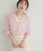 【ナチュラルクチュール/natural couture】の【WEB限定】綿シアー長袖シャツ 人気、トレンドファッション・服の通販 founy(ファニー) ファッション Fashion レディースファッション Fashion for Women トップス・カットソー Cut & Sew Tops シャツ・ブラウス・オフィスカジュアル Elegant Blouses & Button-Ups 2025年 2025 2025-2026秋冬・A/W Autumn/Winter 2025–26 AW25–26 おすすめ Recommended / Our Picks キャミソール Camisole, Spaghetti Strap Top シアー Sheer, See-Through ジャケット Jacket, Outerwear タンク Tank Top, Sleeveless Top デニム Denim, Jeans Material ポケット Pocket, Pocket Detail ワイド Wide, Wide Fit エレガント 上品 Elegant 長袖 Long Sleeve, Full Sleeve thumbnail ピンク|ID: prp329100004629876 ipo3291000000033295975