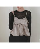 【リアン/Lian】のサテンキャミビスチェ 人気、トレンドファッション・服の通販 founy(ファニー) ファッション Fashion レディースファッション Fashion for Women トップス・カットソー Cut & Sew Tops キャミソール&ノースリーブ Camisoles & Sleeveless Tops ビスチェ Bustiers & Corset Tops / Layered Bustier Style サテン Satin, Glossy Fabric エレガント 上品 Elegant thumbnail グレイッシュベージュ|ID: prp329100004629893 ipo3291000000033570187