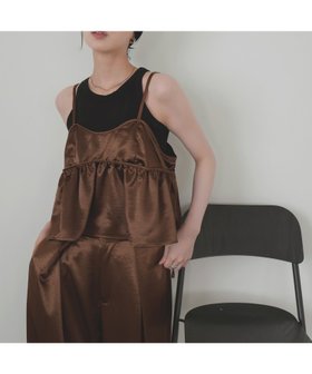 【リアン/Lian】のサテンキャミビスチェ 人気、トレンドファッション・服の通販 founy(ファニー) ファッション Fashion レディースファッション Fashion for Women トップス・カットソー Cut & Sew Tops キャミソール&ノースリーブ Camisoles & Sleeveless Tops ビスチェ Bustiers & Corset Tops / Layered Bustier Style サテン Satin, Glossy Fabric エレガント 上品 Elegant |ID:prp329100004629893