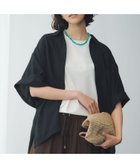 【エルーラ/Elura】のアイロンいらず5分袖ドライシャツ/579965 人気、トレンドファッション・服の通販 founy(ファニー) ファッション Fashion レディースファッション Fashion for Women トップス・カットソー Cut & Sew Tops シャツ・ブラウス・オフィスカジュアル Elegant Blouses & Button-Ups とろみ Fluid, Flowy Fabric スリーブ Sleeve, Long Sleeve / Short Sleeve デニム Denim, Jeans Material フェミニン Feminine, Girly ワイド Wide, Wide Fit エレガント 上品 Elegant 夏 Summer 羽織 Haori, Light Jacket thumbnail ブラック09|ID: prp329100004629899 ipo3291000000033637387