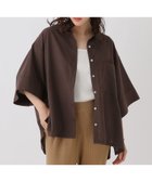 【エルーラ/Elura】のアイロンいらず5分袖ドライシャツ/579965 人気、トレンドファッション・服の通販 founy(ファニー) ファッション Fashion レディースファッション Fashion for Women トップス・カットソー Cut & Sew Tops シャツ・ブラウス・オフィスカジュアル Elegant Blouses & Button-Ups とろみ Fluid, Flowy Fabric スリーブ Sleeve, Long Sleeve / Short Sleeve デニム Denim, Jeans Material フェミニン Feminine, Girly ワイド Wide, Wide Fit エレガント 上品 Elegant 夏 Summer 羽織 Haori, Light Jacket thumbnail ダークブラウン58|ID: prp329100004629899 ipo3291000000033637388