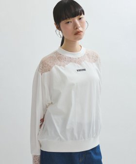 【アダム エ ロペ/ADAM ET ROPE'】の【サステナブル】レースロンTEE 人気、トレンドファッション・服の通販 founy(ファニー) ファッション Fashion レディースファッション Fashion for Women トップス・カットソー Cut & Sew Tops ロングTシャツ・Tシャツ Longline T-Shirts & Tees イエロー Yellow インナー Innerwear 春 Spring カットソー Cut and Sewn Top カーディガン Cardigan, Knitwear シンプル Simple, Minimal ジャケット Jacket, Outerwear スウェット / スエット Sweatshirt, Sweatwear フィット Fit, Slim Fit フロント Front, Front Design ベーシック Basic, Essential レース Lace, Lace Fabric ワンポイント One Point, Statement Accent S/S・春夏 SS, Spring/Summer, Warm Season 夏 Summer 2025年 2025 2025春夏・S/S Spring/Summer 2025 SS25 |ID:prp329100004629922