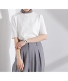 【ナノ ユニバース/nano universe】の洗濯機洗い可UVカット接触冷感半袖ニット 人気、トレンドファッション・服の通販 founy(ファニー) ファッション Fashion レディースファッション Fashion for Women トップス・カットソー Cut & Sew Tops ニット Knit Tops & Sweaters 春 Spring カーディガン Cardigan, Knitwear シンプル Simple, Minimal スラックス Slacks, Dress Pants ダメージ Distressed, Destroyed デニム Denim, Jeans Material ノースリーブ Sleeveless, No-Sleeve ベーシック Basic, Essential 半袖 Short Sleeve, Half Sleeve ワイド Wide, Wide Fit S/S・春夏 SS, Spring/Summer, Warm Season 夏 Summer 2025年 2025 2025春夏・S/S Spring/Summer 2025 SS25 thumbnail ホワイト|ID: prp329100004629941 ipo3291000000033297241