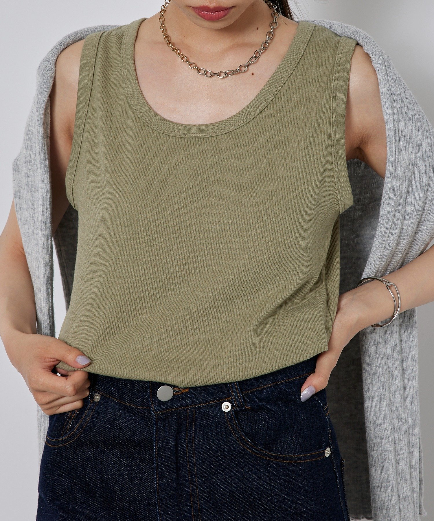 【その他のブランド/Other】のSETUP7/ベーシックリブタンクトップ GLR インテリア・キッズ・メンズ・レディースファッション・服の通販 founy(ファニー) 　ファッション　Fashion　レディースファッション　Fashion for Women　セットアップ　Matching Sets　アンダー　Underwear Essentials　インナー　Innerwear　カーゴパンツ　Cargo Pants, Utility Pants　シンプル　Simple, Minimal　スニーカー　Sneakers, Trainers　スポーツ　Sports, Activewear　セットアップ　Set-Up, Coordinated Outfit　トレンド　Trend, Trending Now　フィット　Fit, Slim Fit　ミックス　Mix, Mixed Style　ワイド　Wide, Wide Fit　ワーク　Workwear, Utility Style　再入荷　Restock / Back in Stock　おすすめ　Recommended / Our Picks　エレガント 上品　Elegant　KHK|ID: prp329100004629961 ipo3291000000033297556